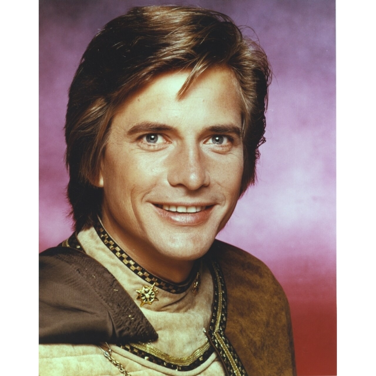 Posterazzi Dirk Benedict smiling Close Up Portrait Photo Print